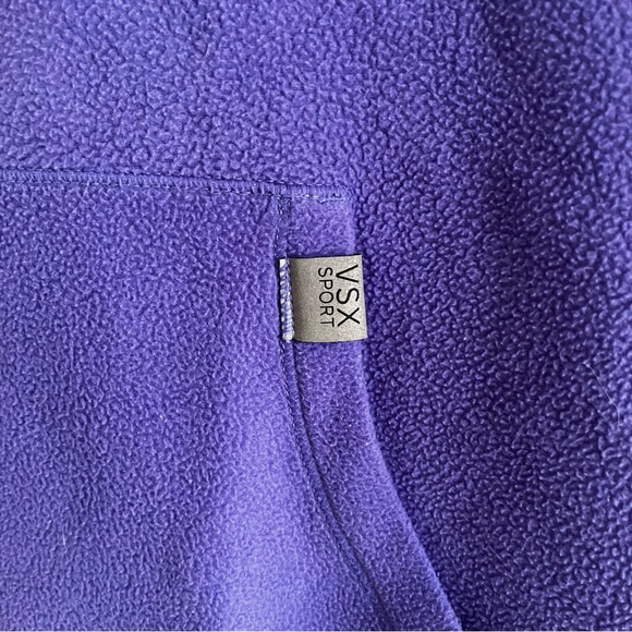 Victoria's Secret Fleece Hoodie Purple | Size M - Picture 6 of 8
